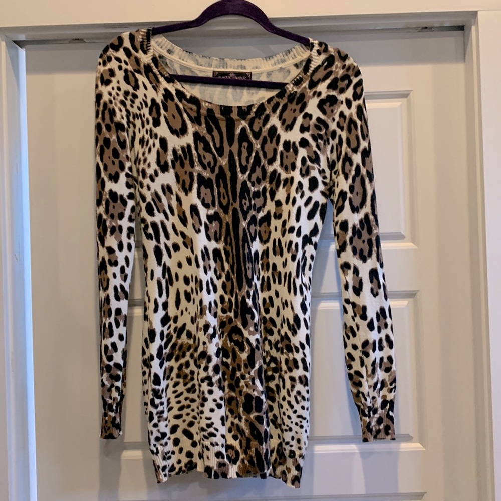 Almost famous leopard print sweater
